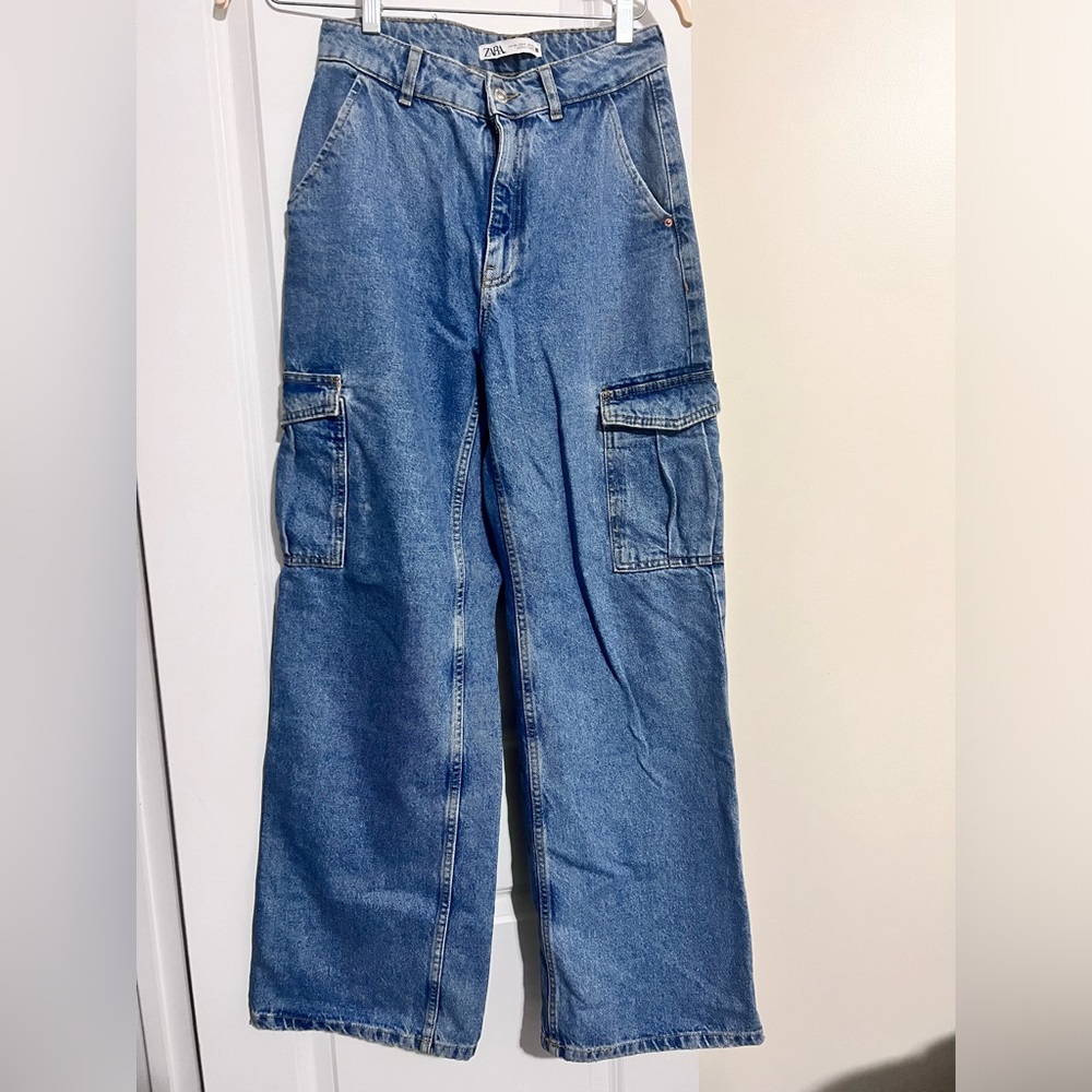 zara high waisted jeans